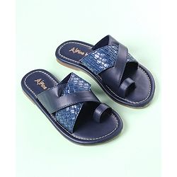 Pine Kids Slip On Ethnic Footwear - Navy Blue