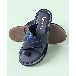 Pine Kids Slip On Ethnic Footwear - Navy Blue