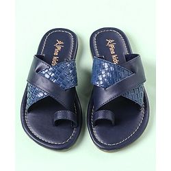 Pine Kids Slip On Ethnic Footwear - Navy Blue