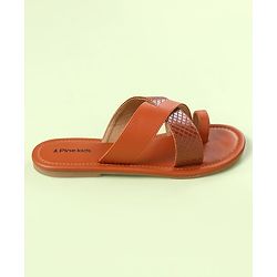 Pine Kids Slip On Ethnic Footwear - Navy Blue