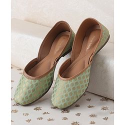 Pine Kids Ethnic Wear Mojaris - Blue