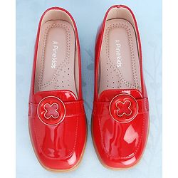 Pine Kids Slip On Ballerina - Red