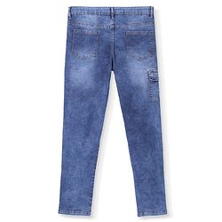 Pine Kids Full Length Denim Washed Jeans - Blue