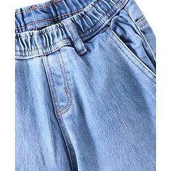 Pine Kids Full Length Washed Denim Jeans - Light Blue