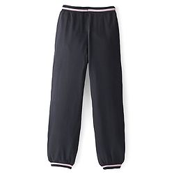 Pine Kids Cotton Terry Full Length Lounge Pant Good Vibes Printed - Jet Black