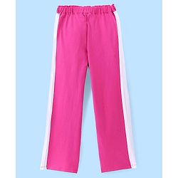 Pine Kids Cotton Terry Full Length Track Pant Legendary Printed - Rose Violet