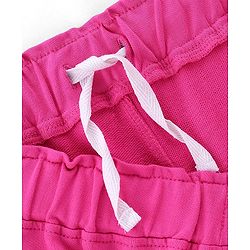 Pine Kids Cotton Terry Full Length Track Pant Legendary Printed - Rose Violet