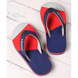 Pine Kids Slip On Flip Flops - Navy Blue