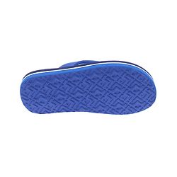 Pine Kids Slip On Flip Flops Boat Print - Sky Blue