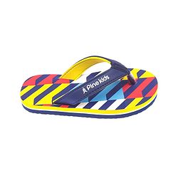 Pine Kids Slip On Flip Flops Stripe Design - Multicolour
