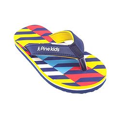 Pine Kids Slip On Flip Flops Stripe Design - Multicolour