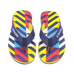 Pine Kids Slip On Flip Flops Stripe Design - Multicolour