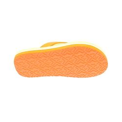 Pine Kids Slip On Flip Flops  with Text Print - Mint & Orange