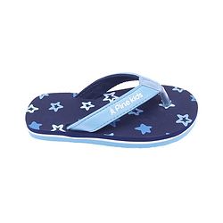 Pine Kids Slip Ons Flip Flops with Star Design- Navy Blue