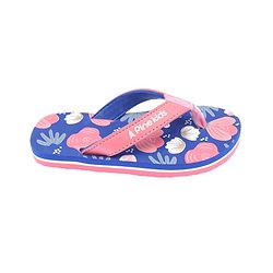 Pine Kids Slip On Flip Flops Floral Print - Blue