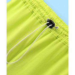 Pine Kids Terry Cotton Full Length Lounge Pant with Cargo Pockets - Green
