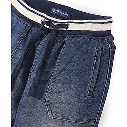 Pine Kids Denim Full Length  Washed Jeans - Blue