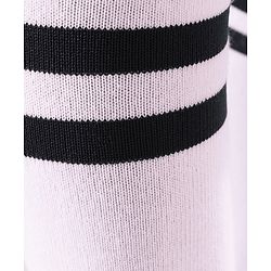 Pine Ative Knee Length Football Socks Striped- White