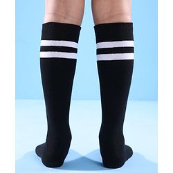 Pine Active  Knee  Length Football Socks Striped- Black