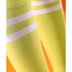 Pine Active Cotton Lycra Knit Knee Length Football Socks - Green