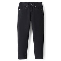 Pine Kids Denim Ankle Length Washed Jeans -Black
