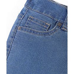 Pine Kids Ankle Length Washed Jeans - Mid Wash