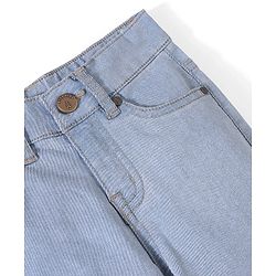 Pine Kids Denim Ankle Length Washed Jeans - Ice Blue