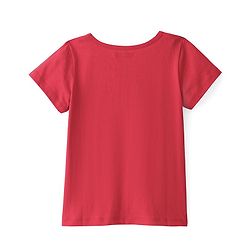 Pine Kids 100% Cotton Half Sleeves Text Print T-Shirt - Red