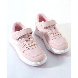 Pine Kids Sneakers Shoes with Velcro Closure - White