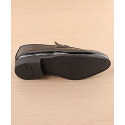 Pine Kids Slip On Party Wear Shoes - Black