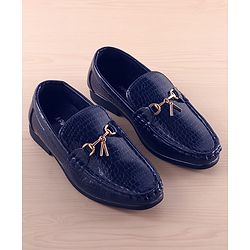 Pine Kids Slip-on Party Wear Shoes - Blue