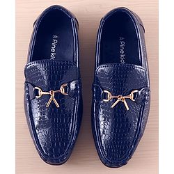 Pine Kids Slip-on Party Wear Shoes - Blue