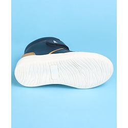 Pine Kids Color Block Casual Shoes with Velcro Closure - White