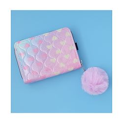 Pine Kids Wallets With Rainbow Patch - Pink
