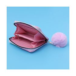 Pine Kids Wallets With Rainbow Patch - Pink
