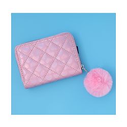 Pine Kids Wallets With Quilted Design - Pink