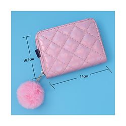 Pine Kids Wallets With Quilted Design - Pink