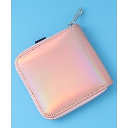 Pine Kids Wallets with Text Print - Silver