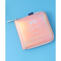 Pine Kids Wallets With Small Print - Baby Pink