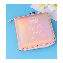 Pine Kids Wallets With Small Print - Baby Pink