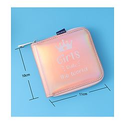 Pine Kids Wallets With Small Print - Baby Pink