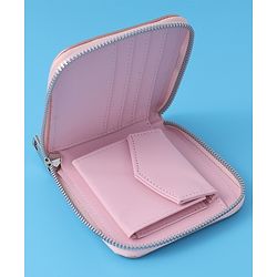 Pine Kids Wallets With Small Print - Baby Pink