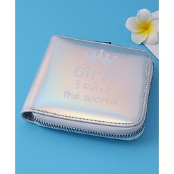 Pine Kids Wallets With Small Print - Silver
