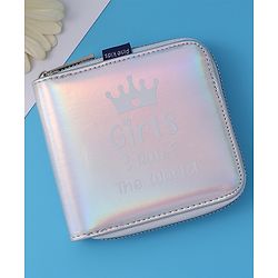 Pine Kids Wallets With Small Print - Silver