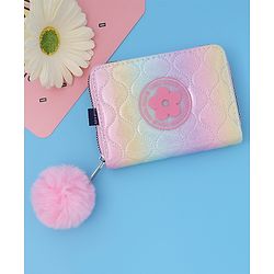 Pine Kids Wallets With Flower  Patch - Multicolor