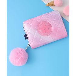 Pine Kids Wallets With Flower  Patch - Multicolor