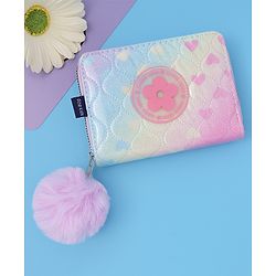 Pine Kids Wallets With Flower  Patch - Multicolor