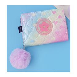 Pine Kids Wallets With Flower  Patch - Multicolor