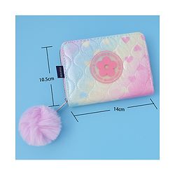 Pine Kids Wallets With Flower  Patch - Multicolor