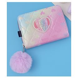 Pine Kids Wallets With Rainbow Coloured Patch - Multicolor